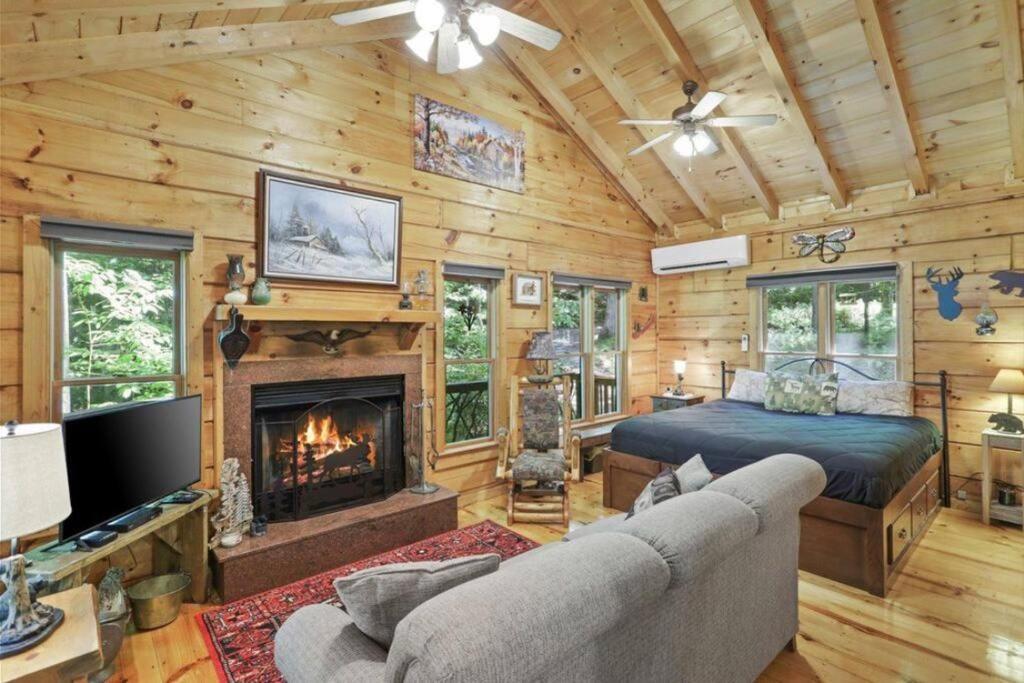 Open Studio Lodge At Little Rock Creek Cherry Log Kültér fotó